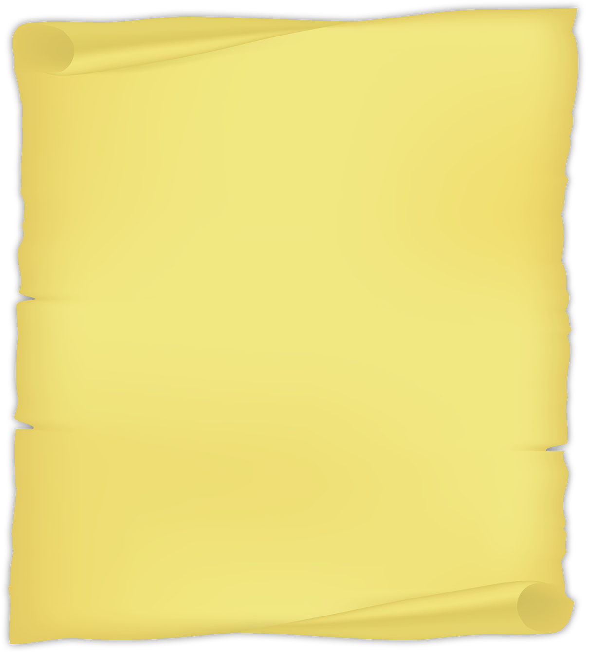 yellow paper scroll